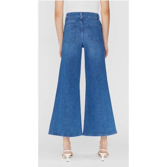 Frame Le Palazzo Crop Jeans Temple - Picture 9 of 12